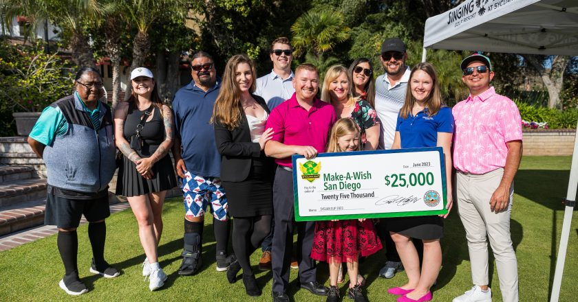 Sycuan’s 32nd Annual Charity Golf Tournament $100K Presented to Four Local Charities