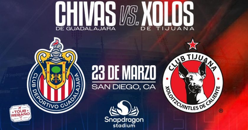 Snapdragon Stadium Recibe a las Chivas de Guadalajara vs. Xolos de Tijuana